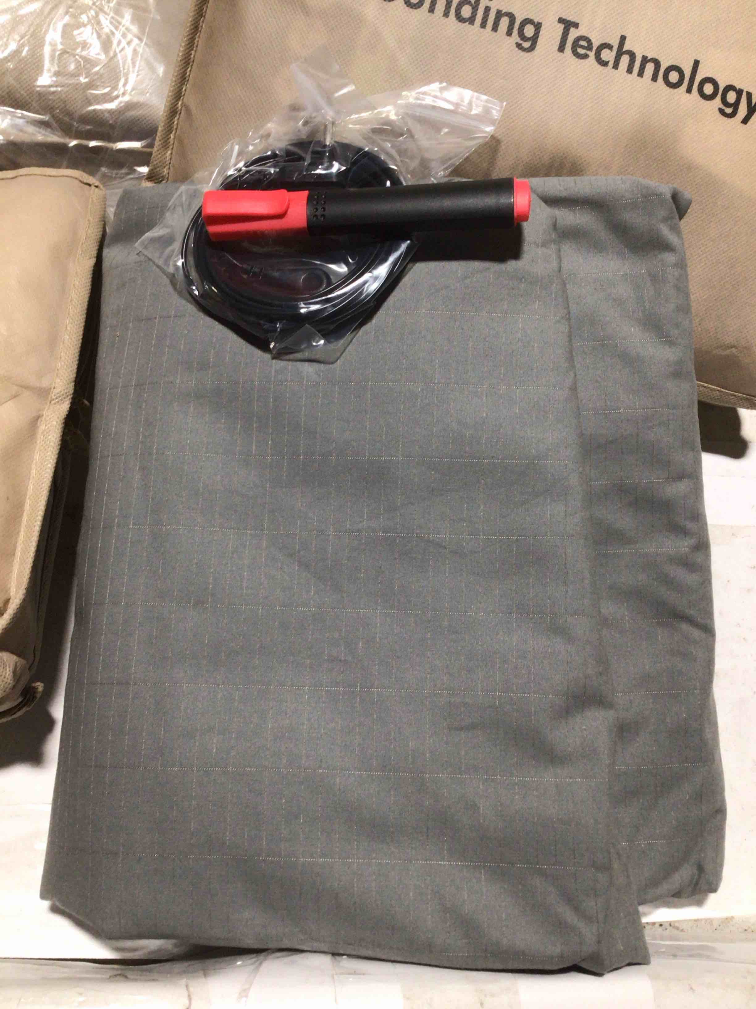 Condition photo showing item condition for Grounding Sheet, 90% Organic Cotton + 10% Pure Silver Organic Fitted Grounded Sheet for Improved Sleep, Connected Earth Energy - Healthy Sleep Therapy (Grey, King XL 78.5* 80* 15 INCH) 198*