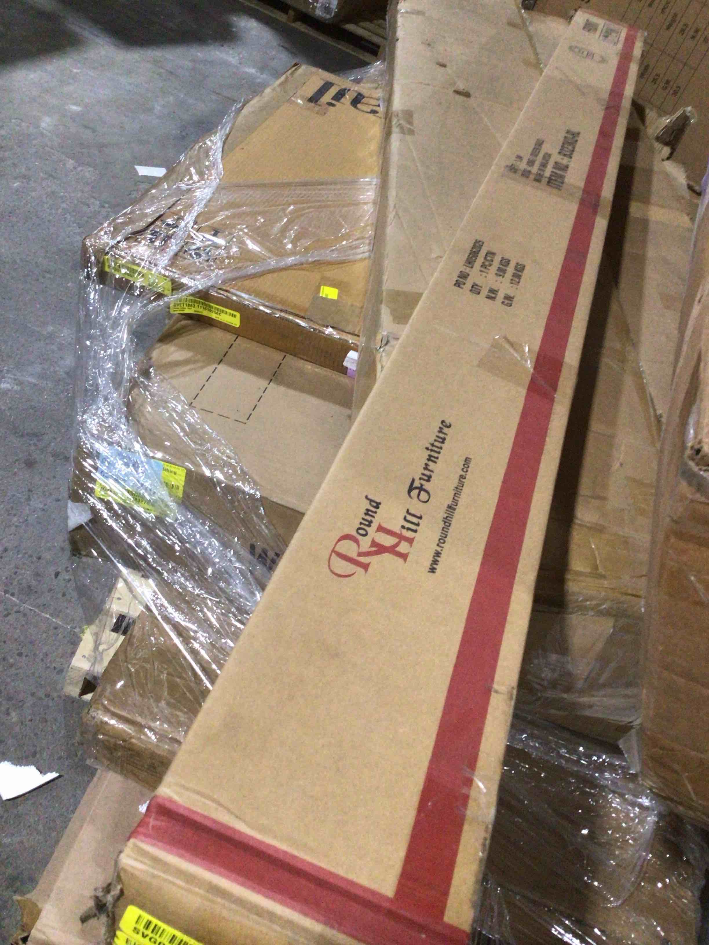 Condition photo showing New/Like New for (only 2 pcs) B323KQ-RL Ailany Traditional Wood Panel Bed, king/Queens Rails