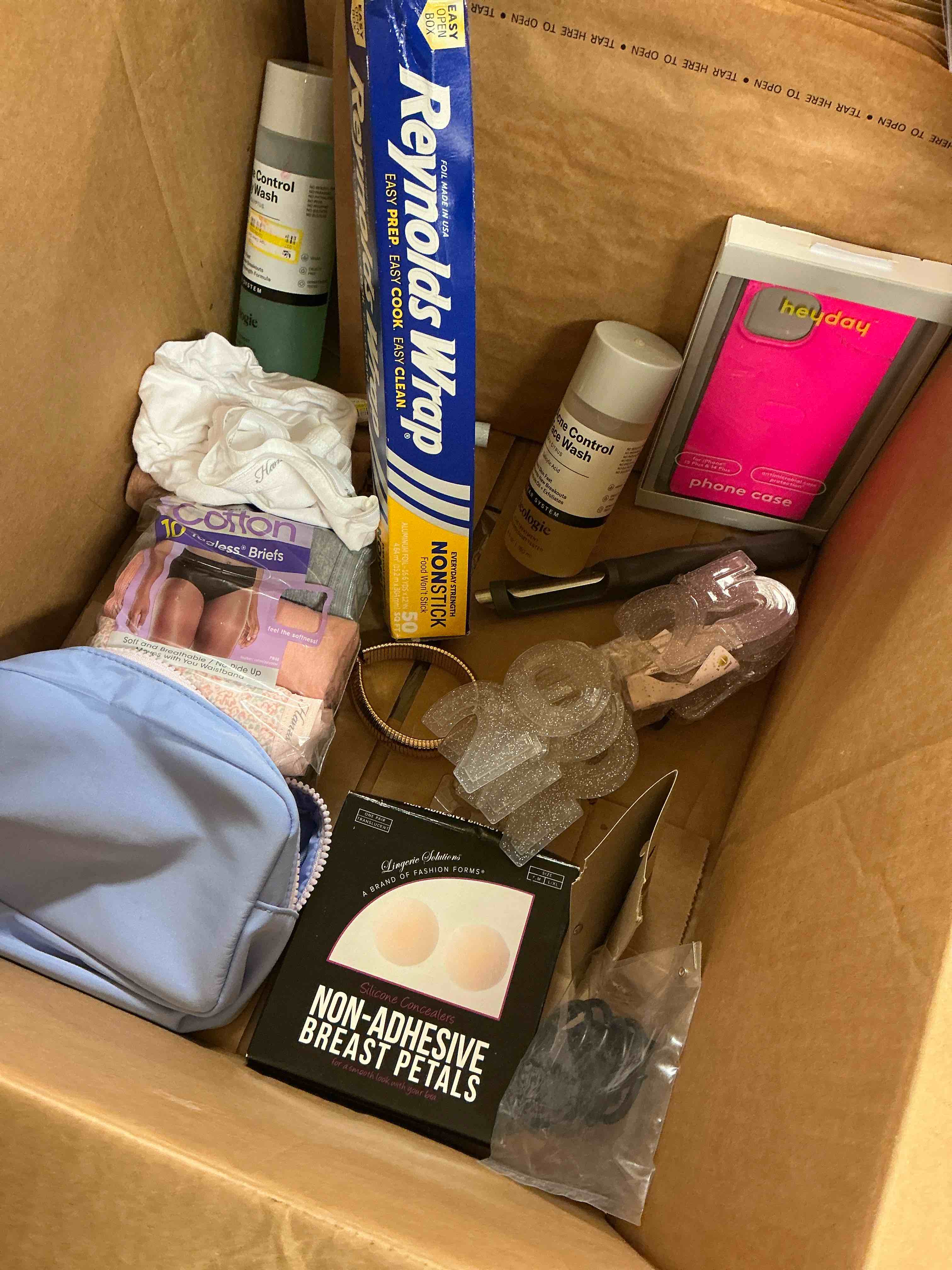 assortment of household items