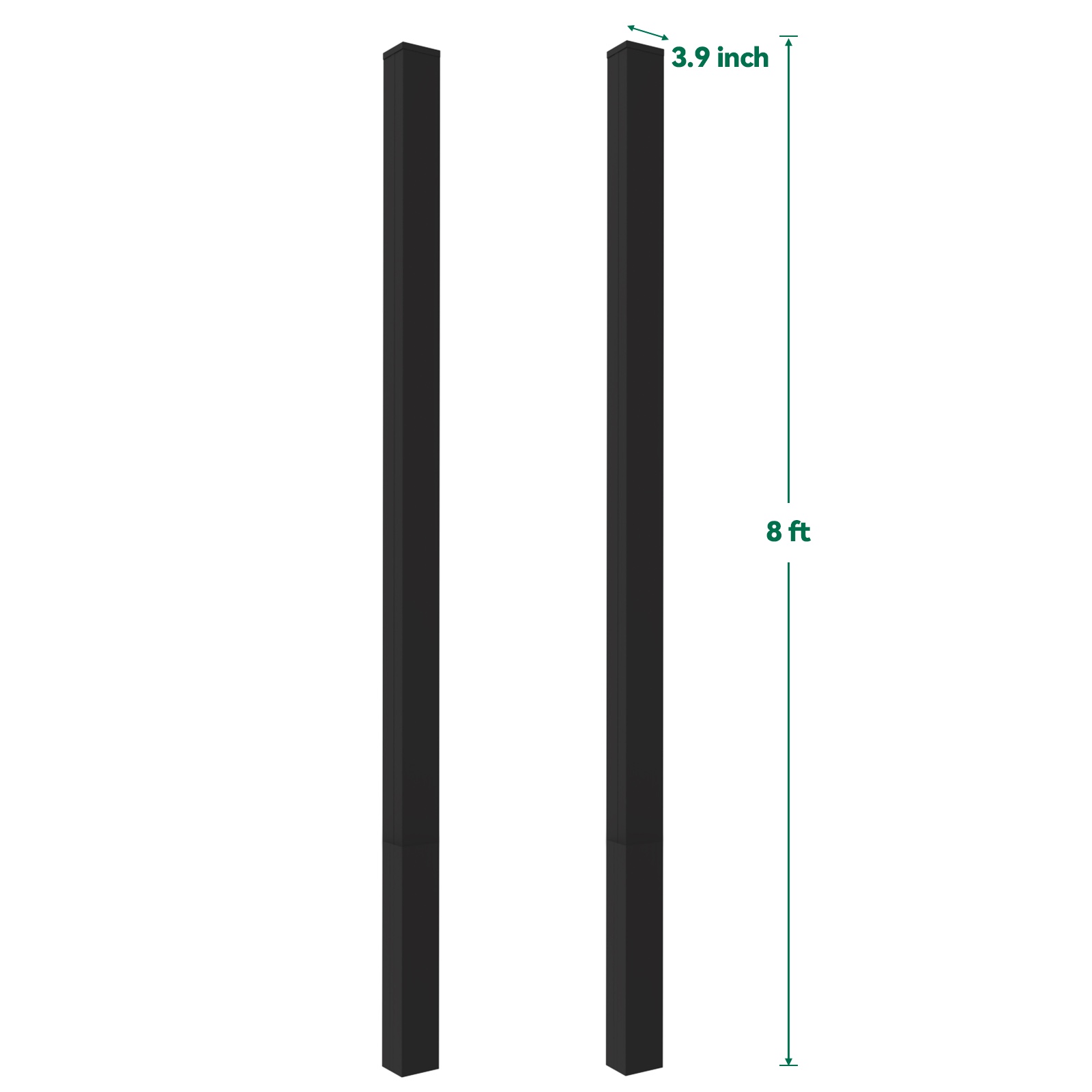 Mondaria 8ft Inground Gate Post For Single door or double door(For 2 posts)