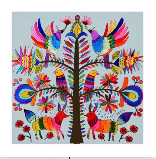 Sylvie Demers 'Otomi Colors' Canvas Art