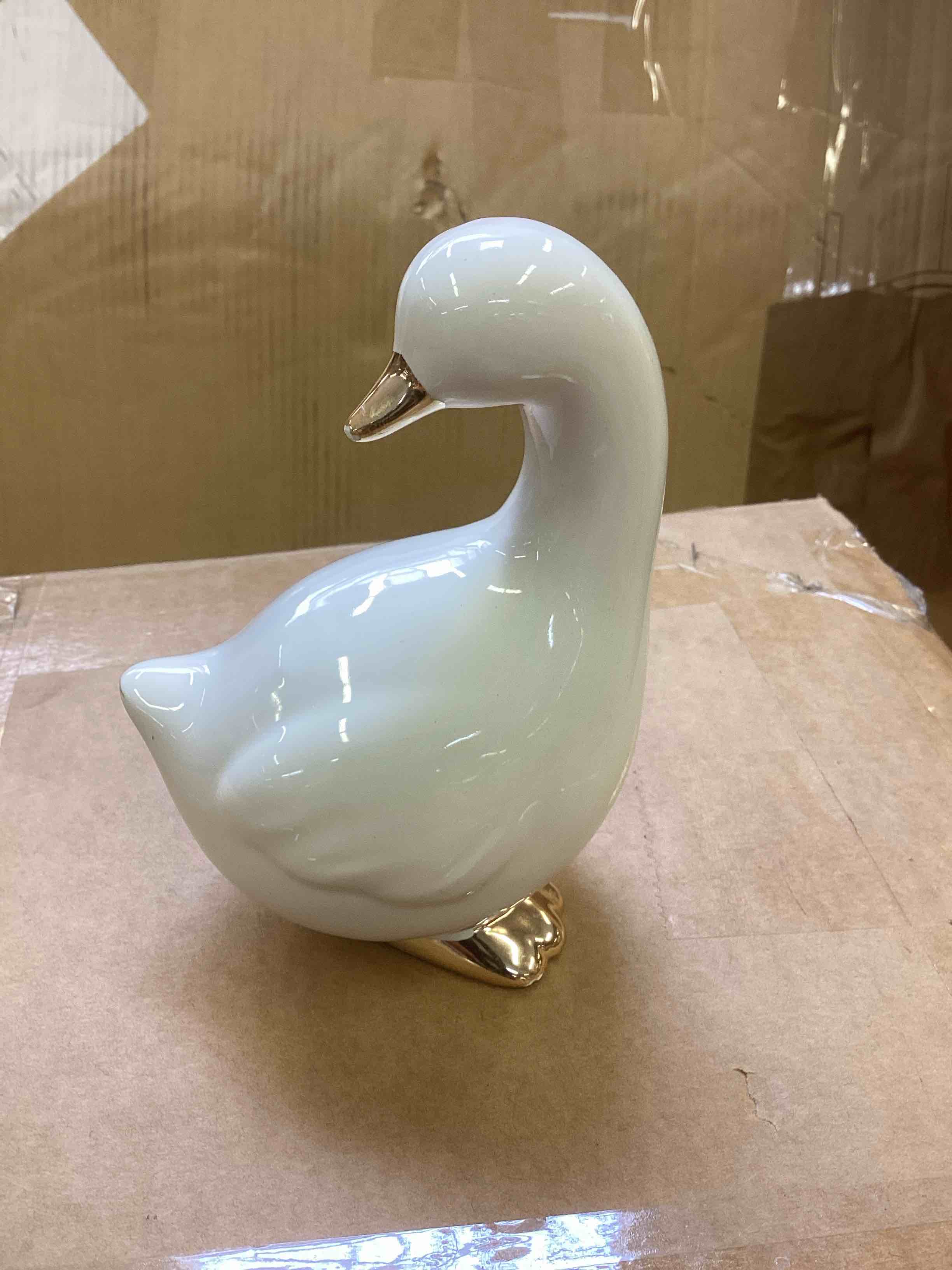 ceramic duck decor figurine animal statue gift