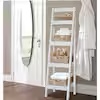 Bathroom Storage Ladder in White