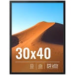 lavie home 30x40 black picture frames 1 pack 