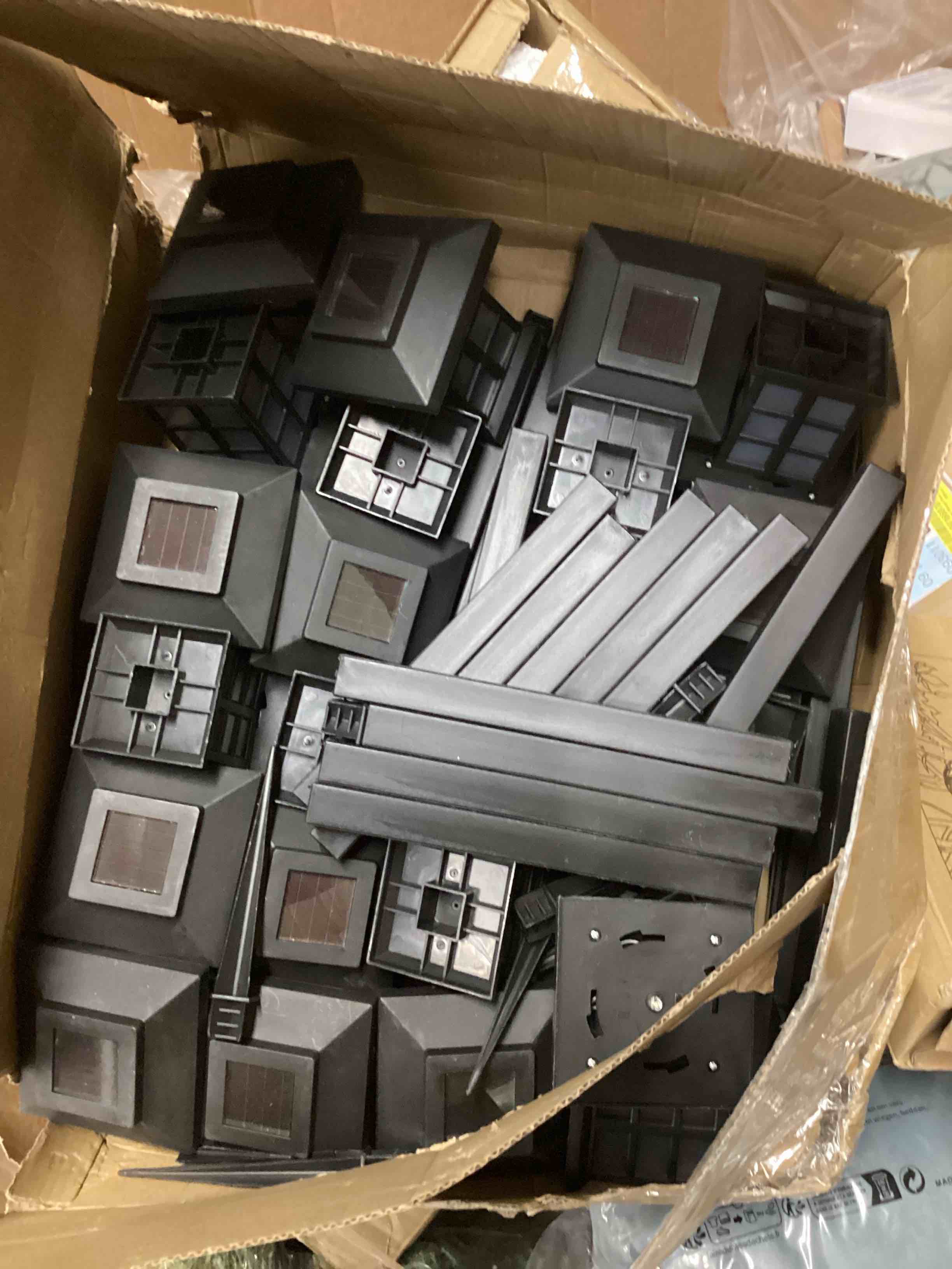 Condition photo showing As Is for outdoor solar lights 20pcs 