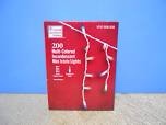 200 multi- colored incandescent mini icicle light