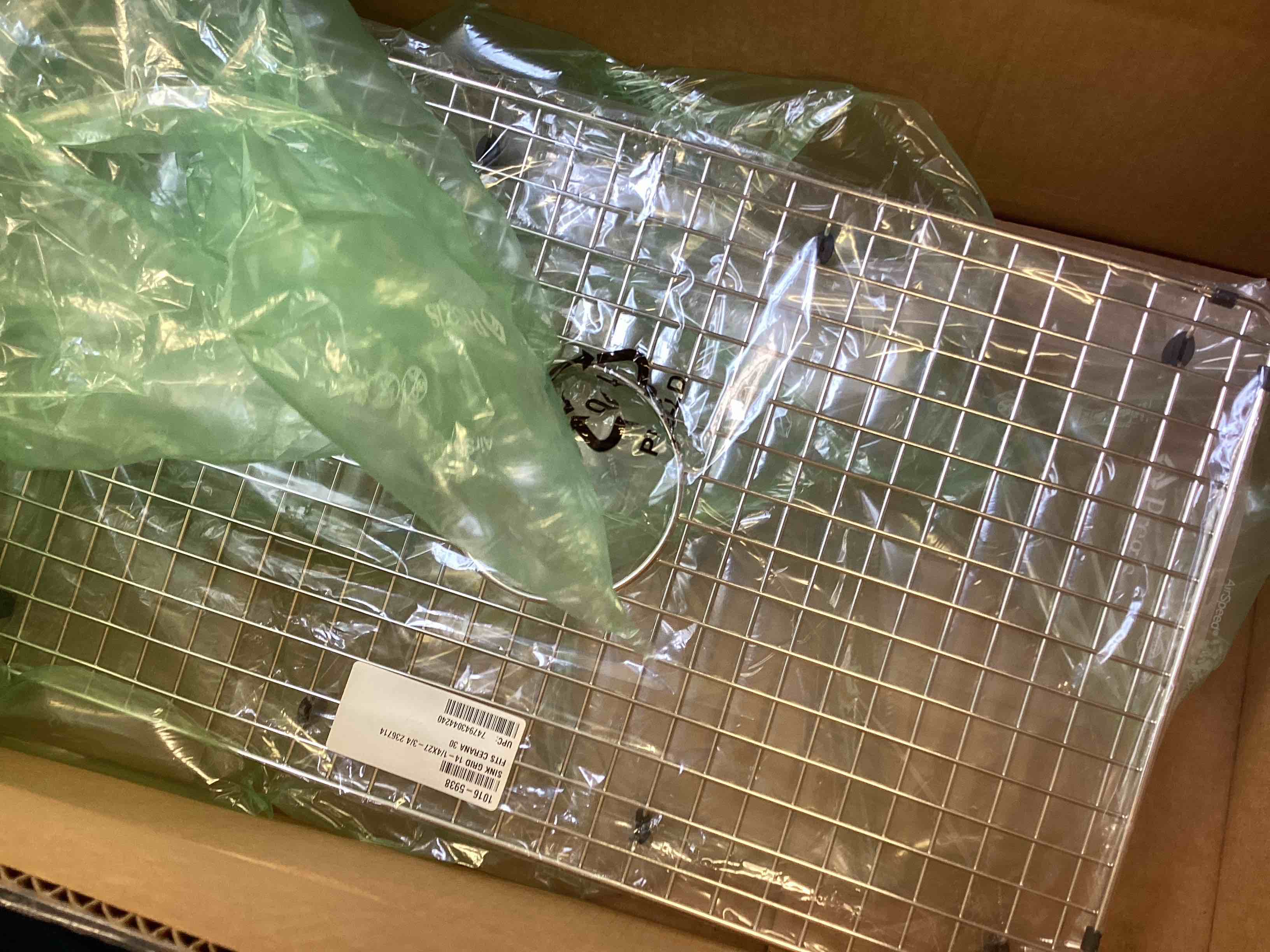 Condition photo showing New/Like New for blanco cerana stainless steel sink grid