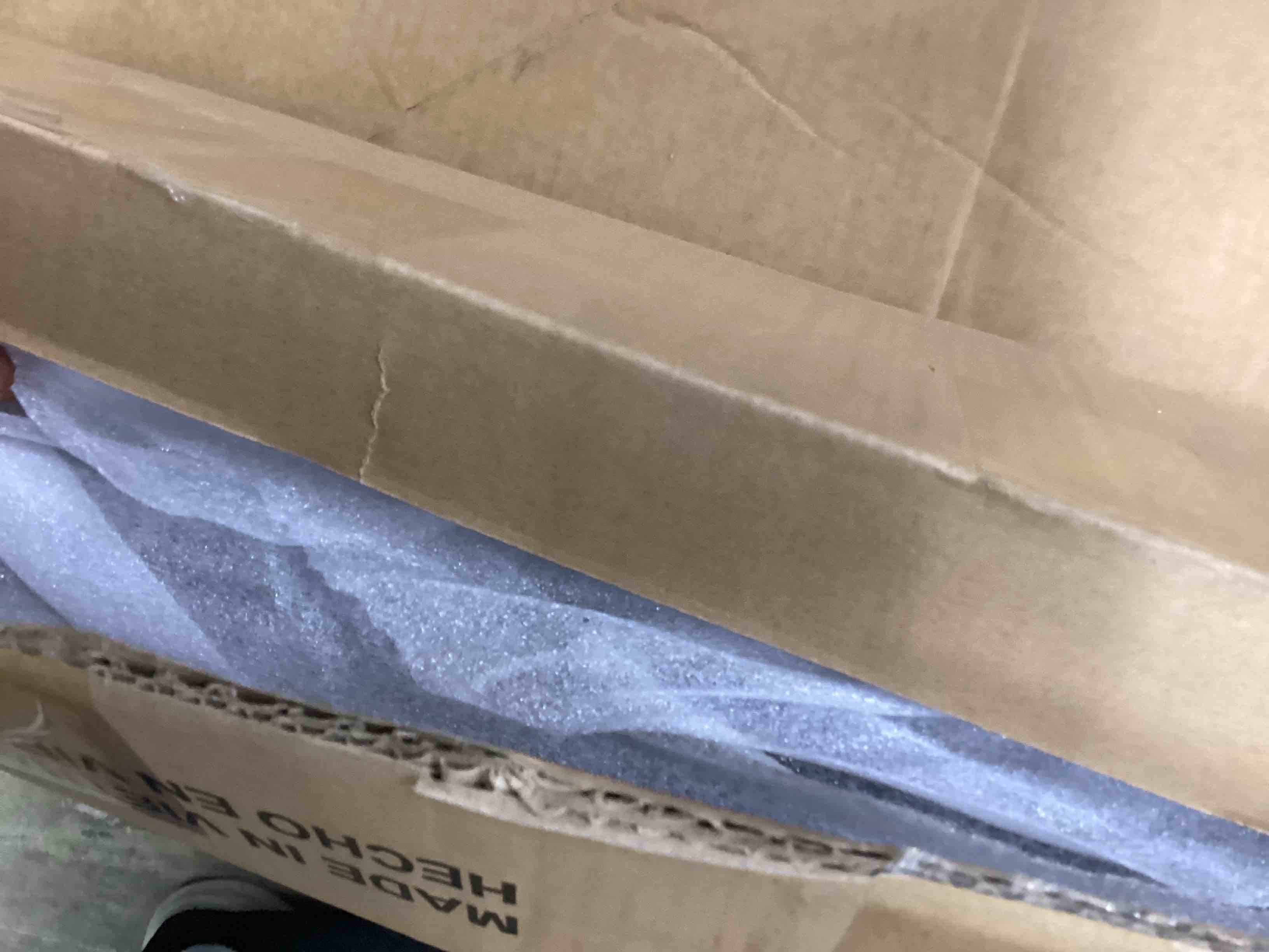 Condition photo showing Good Condition for furniture of america louis philippe fm7866wh-t-r twin bed (incomplete box 1 only rails) 