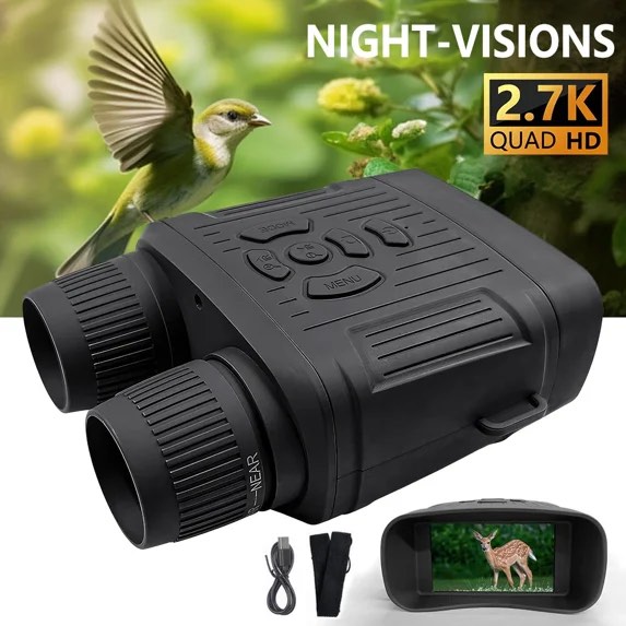 digital night vision goggles monocular for 100% darkness for hunting travel 36mp (pickup in the cage)