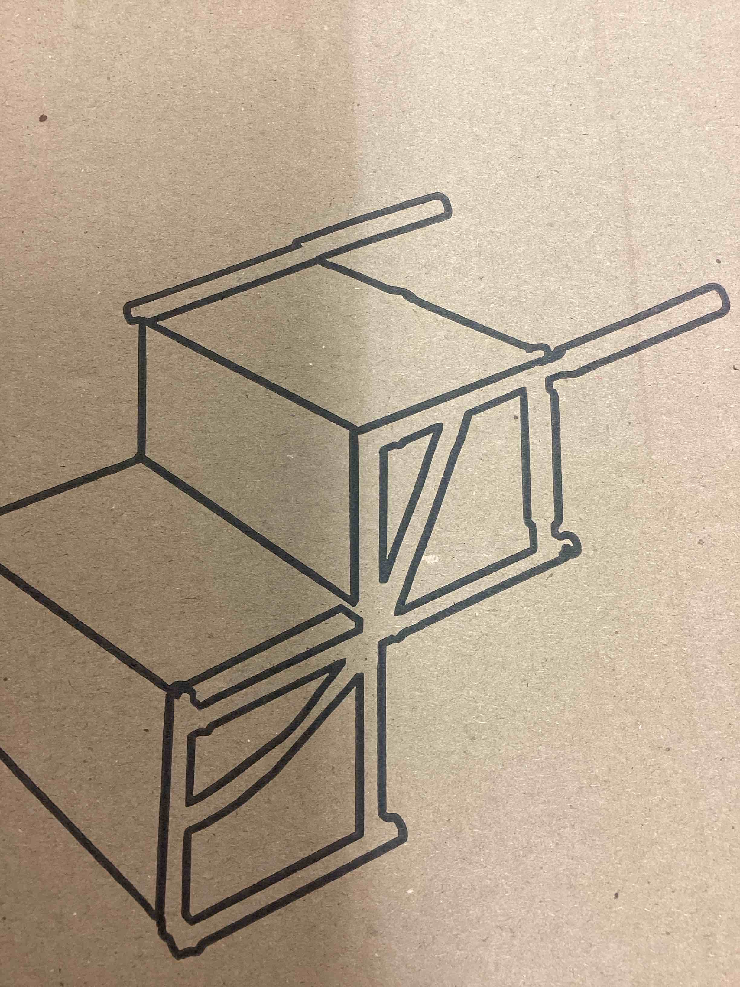 folding dog stair green 
