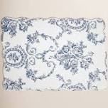 Quilted Toile Floral placemat (set of 4) set of 4