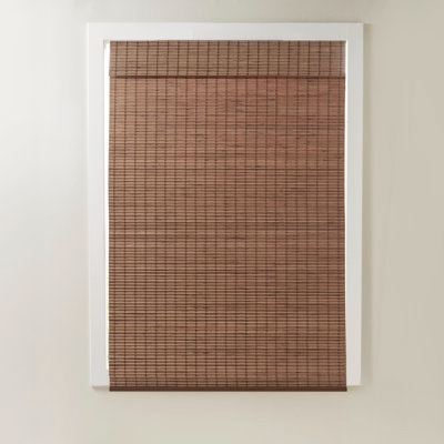 Semi- sheer bamboo light filtering Roman shade