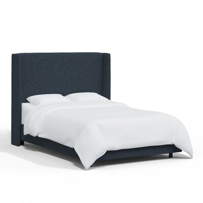Tilly Upholstered Bed Blue King (Incomplete)