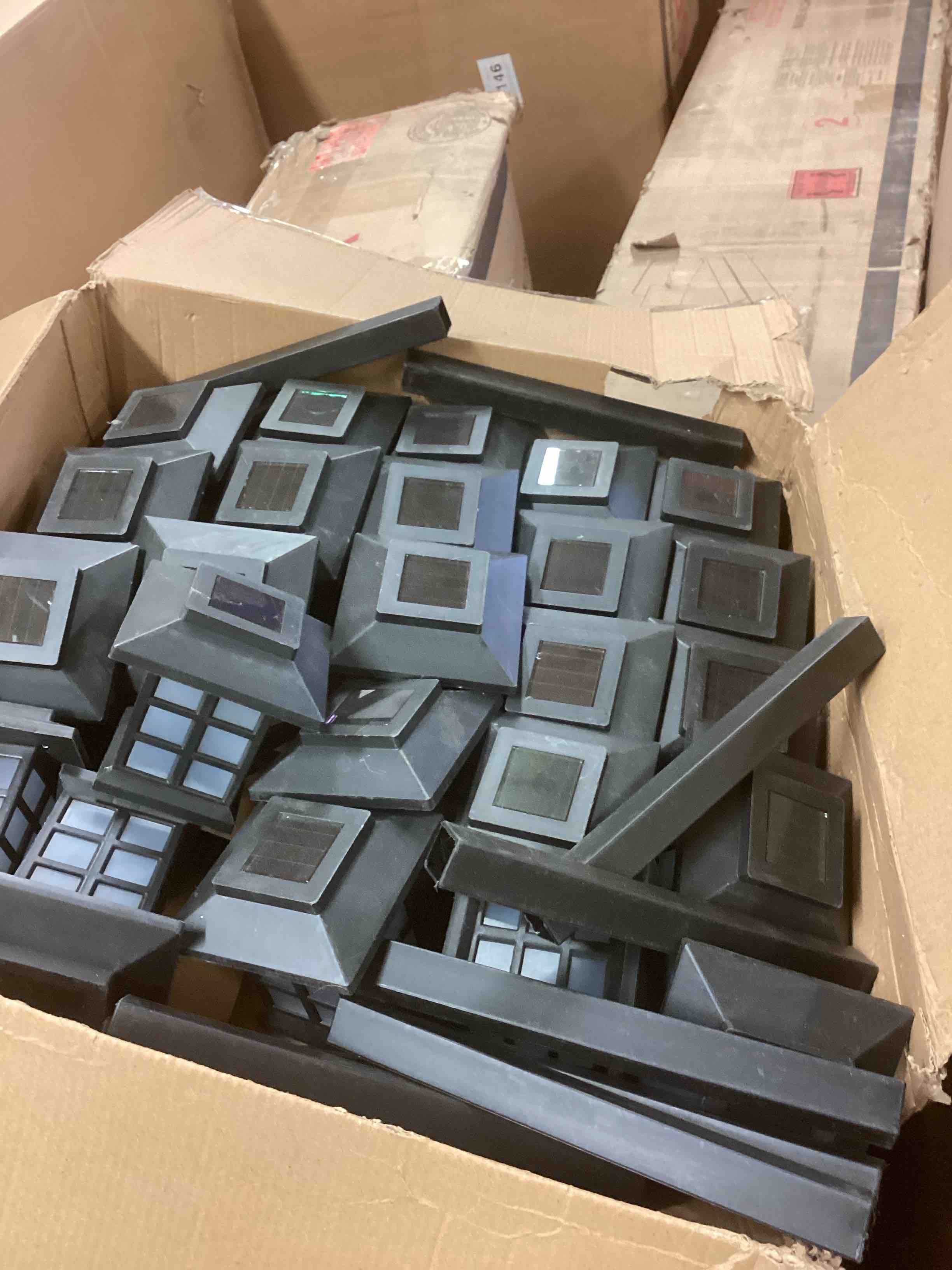 Condition photo showing As Is for outdoor solar powered led garden lights landscape lighting waterproof stake path lights for patio yard backyard lawn terrace pathway sidewalk pathway walkway driveway decorations 24 pack warm white