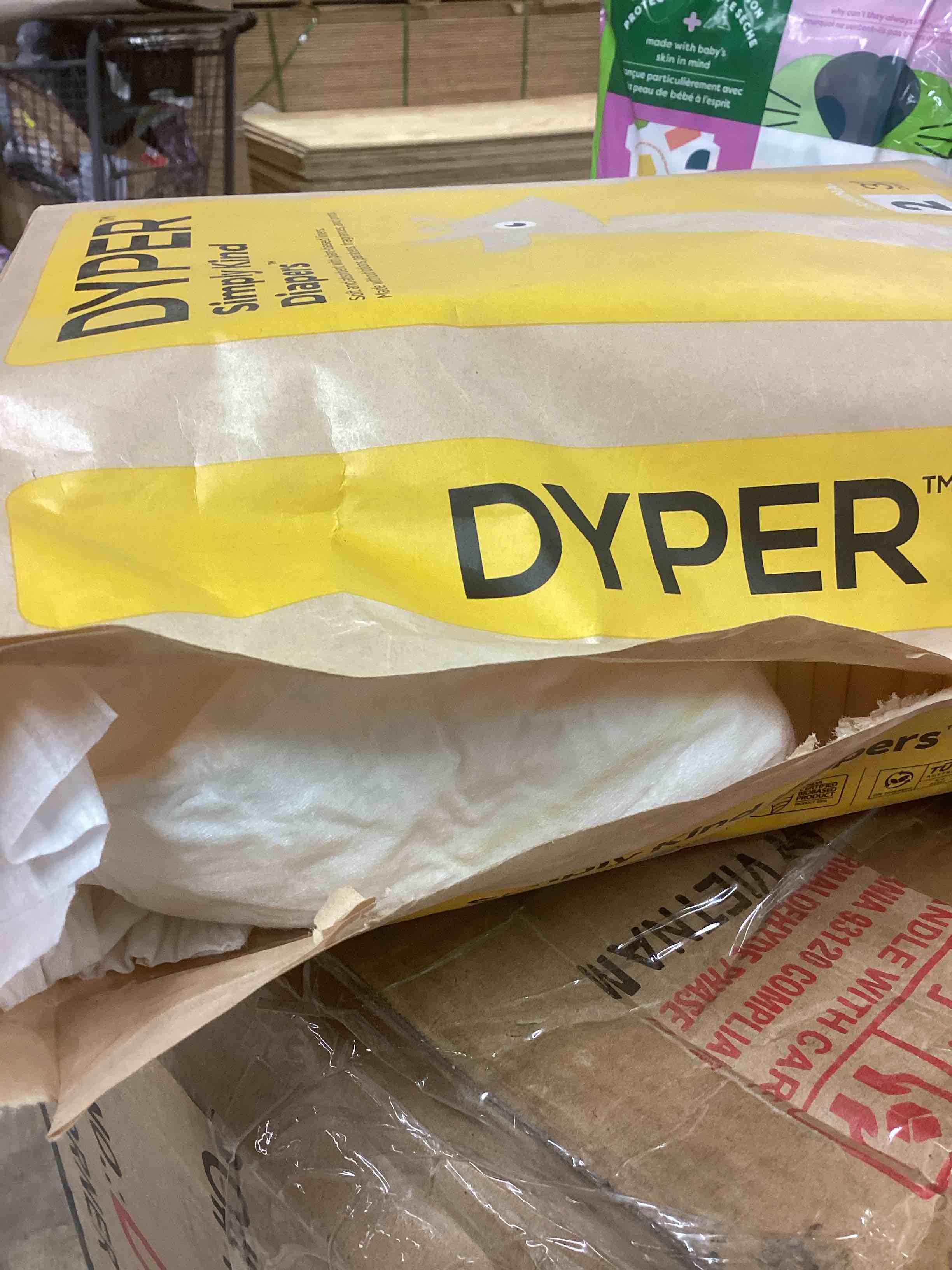Condition photo showing As Is for dyper ultra premium diapers (choose your size & count)