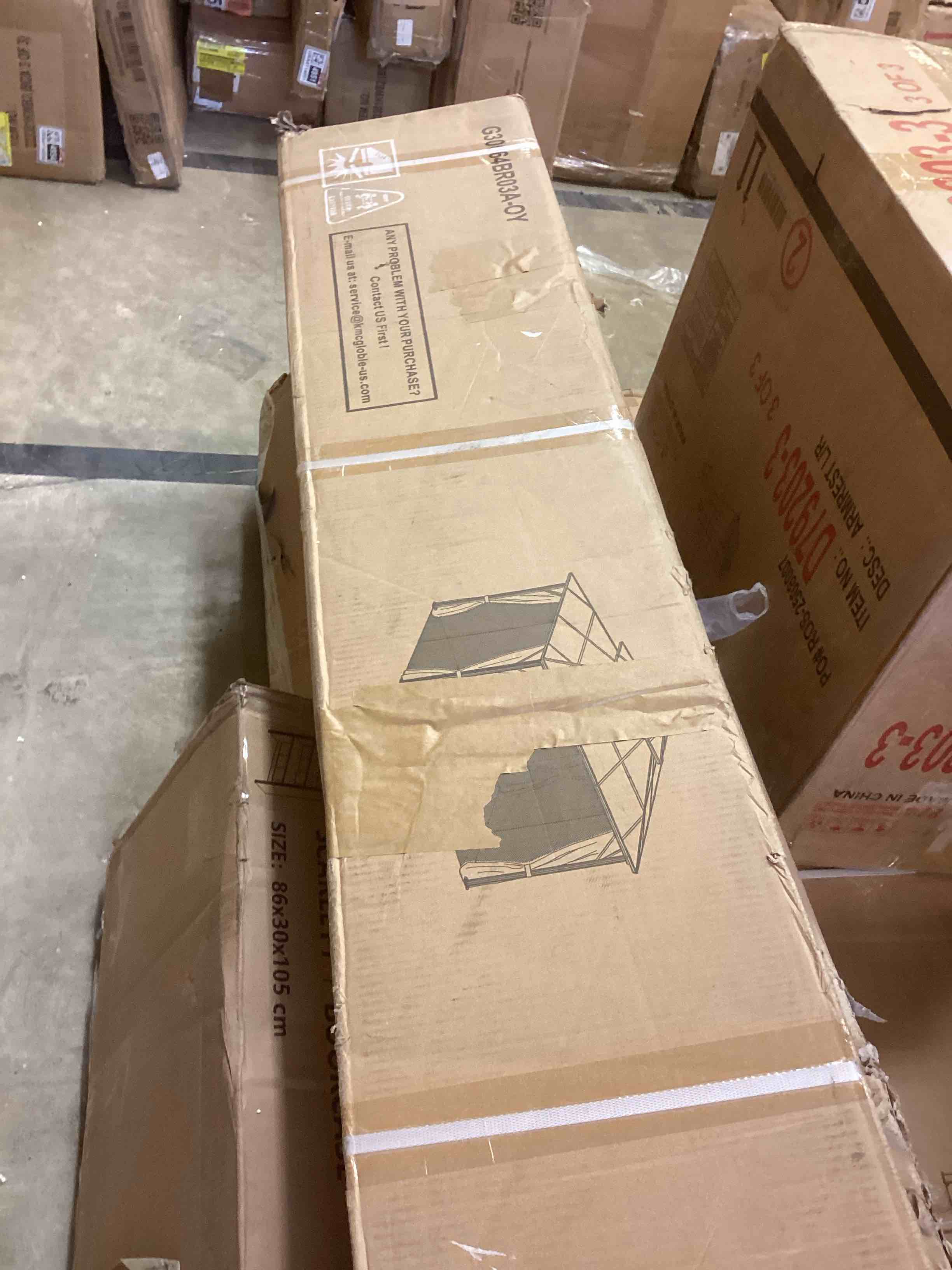 Condition photo showing Good Condition for gazebo mosquito net ( incomplete 1 box of two only)