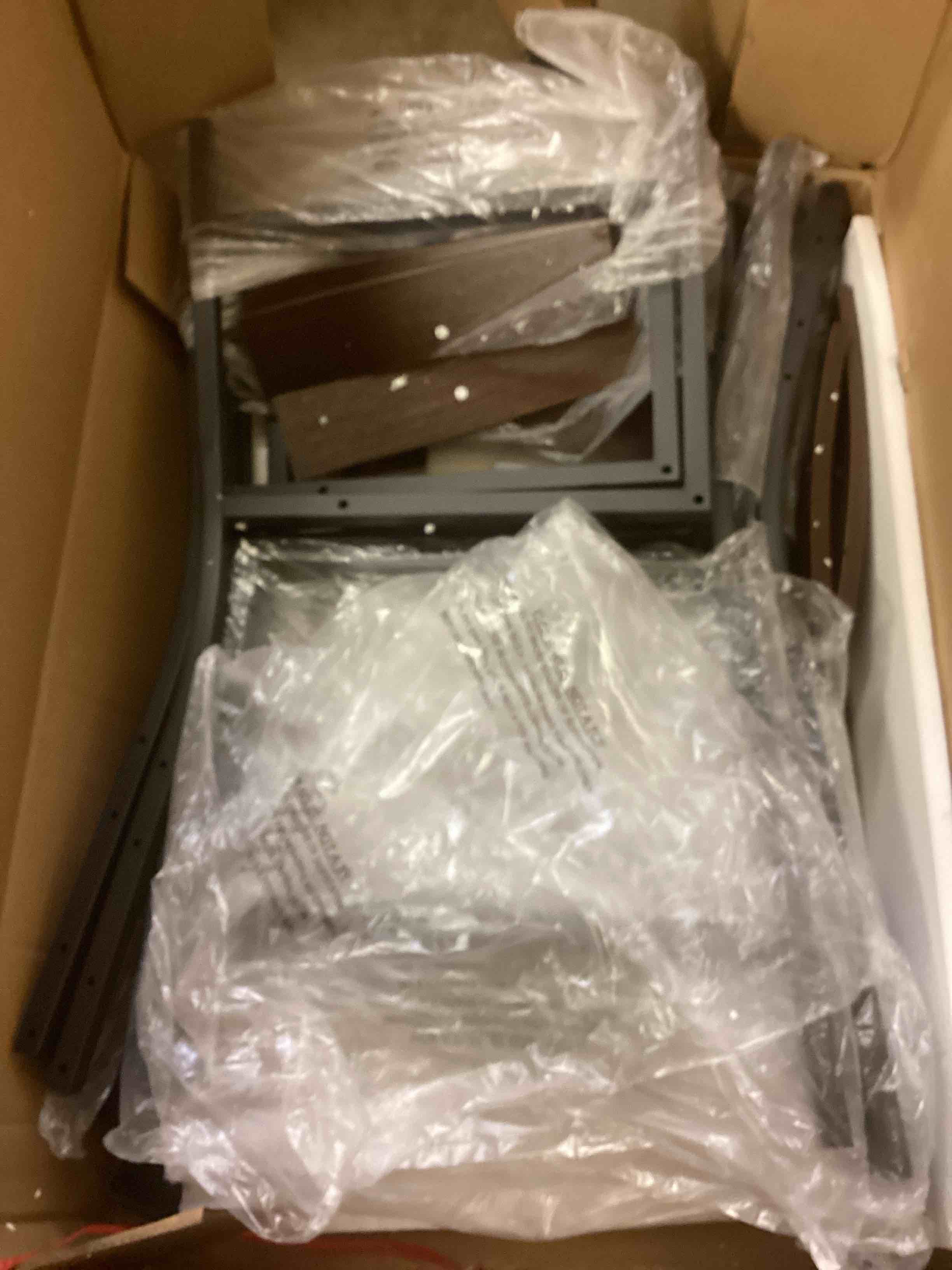 Condition photo showing As Is for hercules dining chair ladder chair 6-pack (incomplete missing seats)