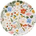 round bent ply tray - strawberry fields 15” 