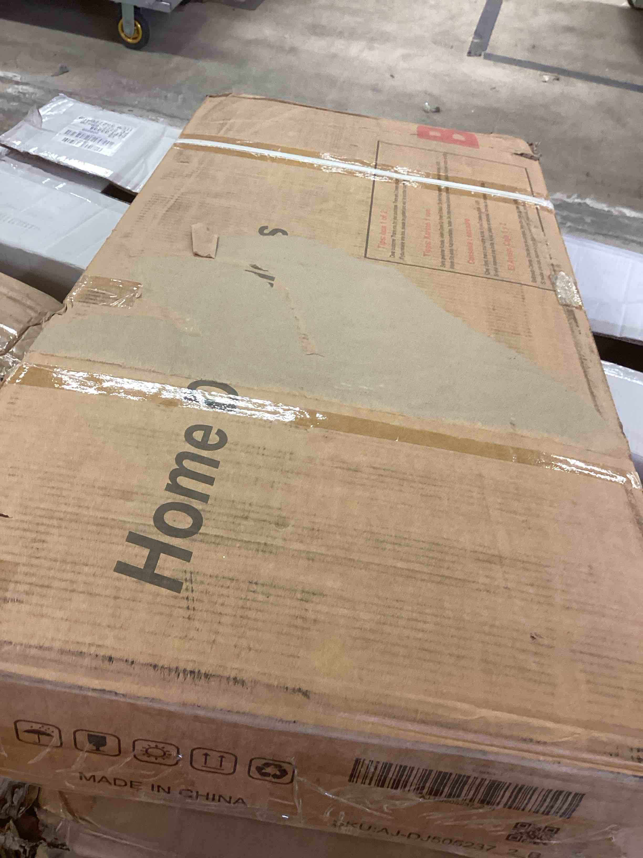Condition photo showing Good Condition for white dresser for bedroom,4 chest of drawers dresser (incomplete one box of two only)