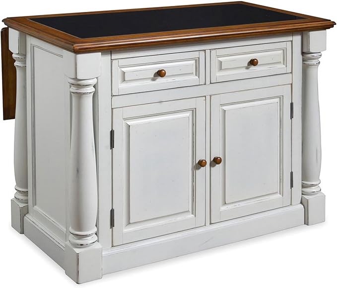 Monarch Granite Top Kitchen Island (incomplete one box of two only)