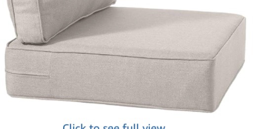 cushion seat pad, outdoor beige