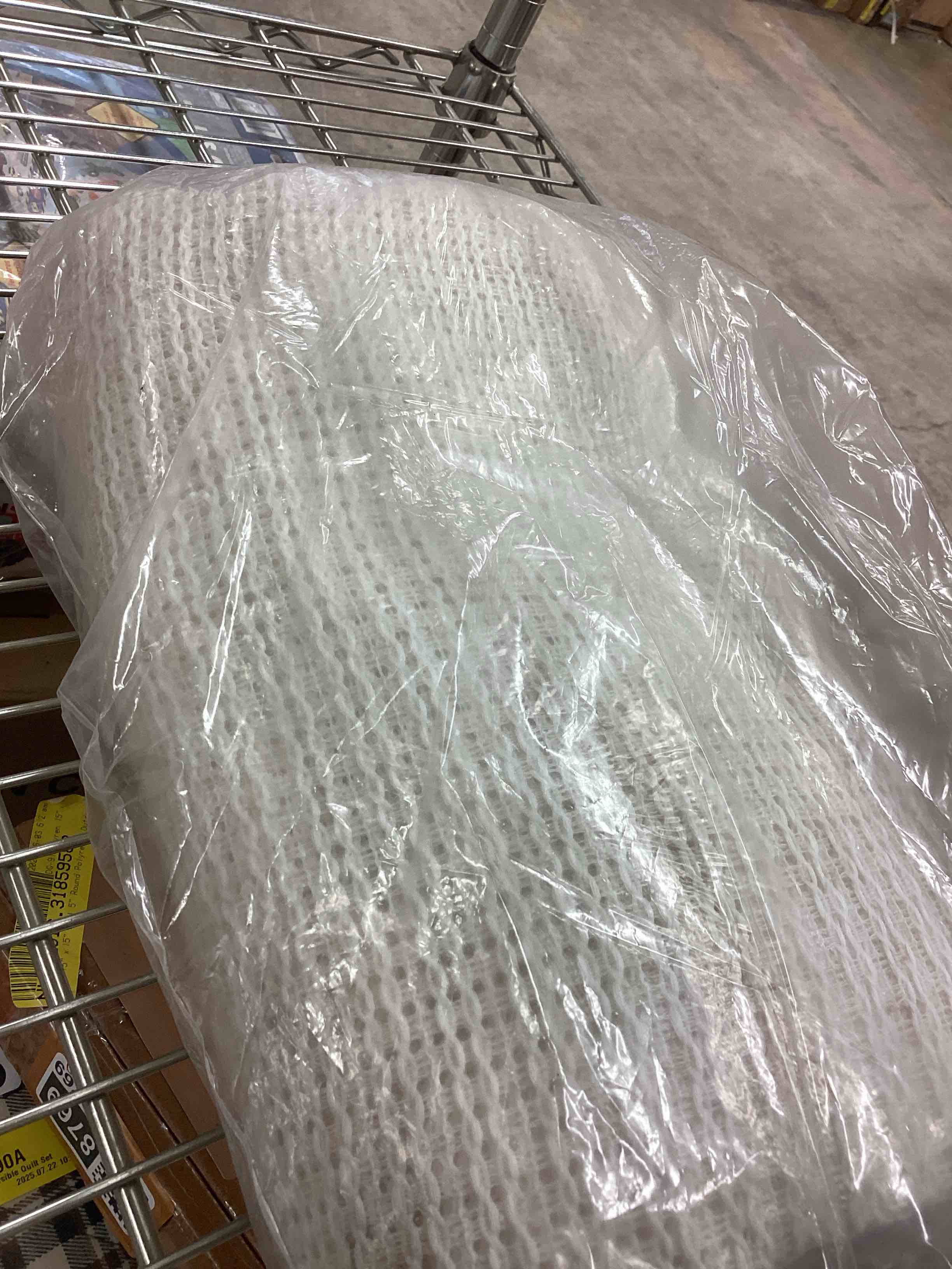 Condition photo showing Good Condition for madison park 2-piece yarn dye sheer window curtain casual woven linen hadcrafted panel pair in ivory  37x84