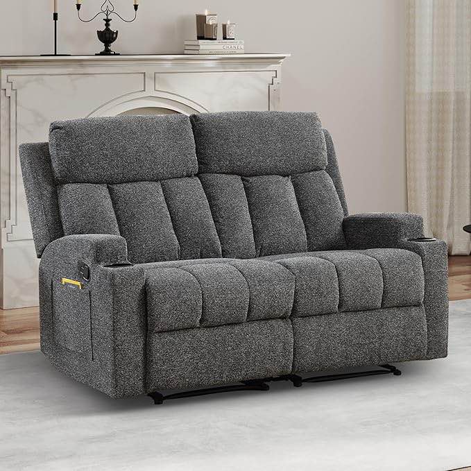 Recliner Sofa, gray (incomplete one box only)