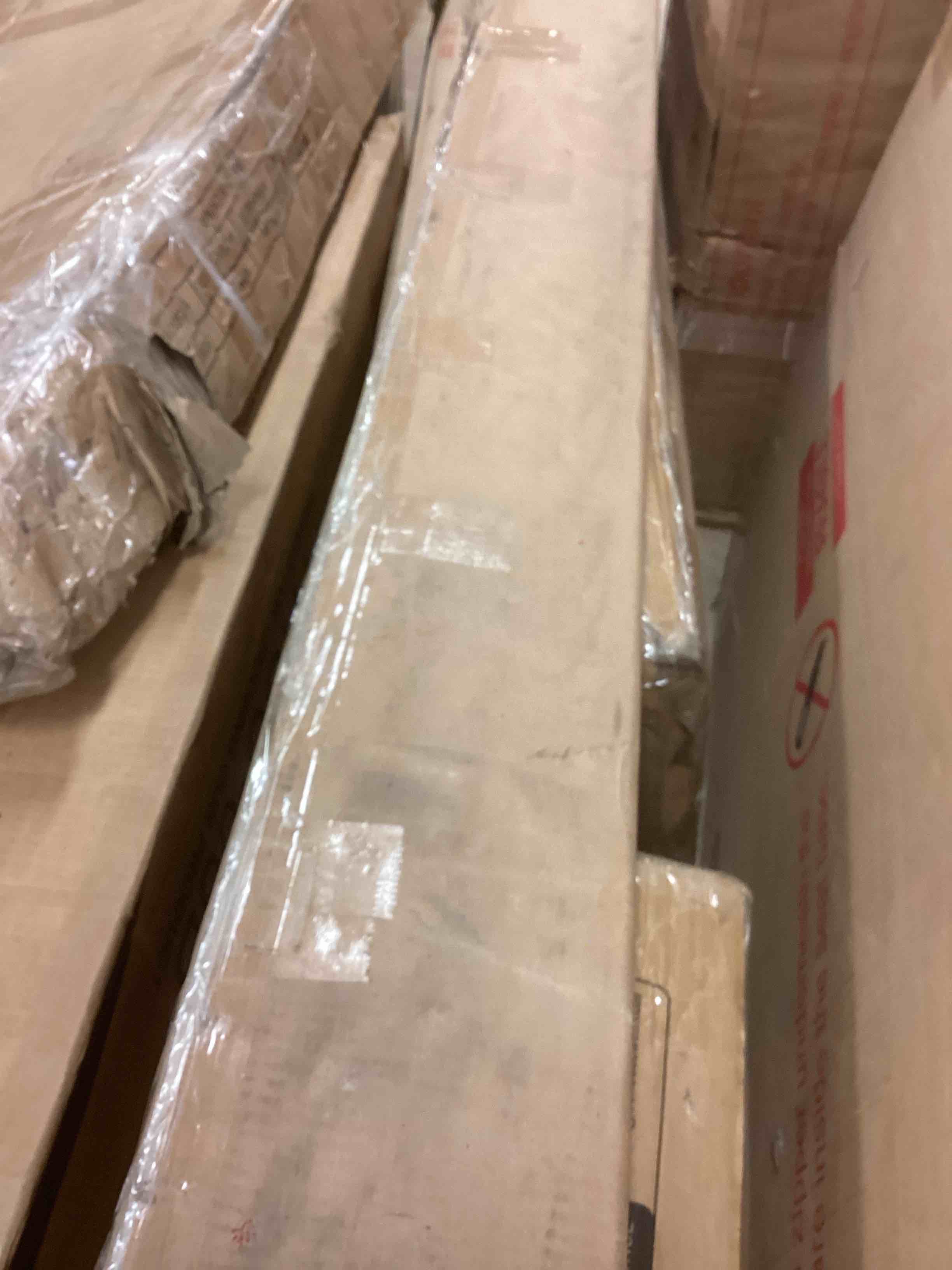 Condition photo showing Good Condition for wynisha 122'' corduroy sofa ( incomplete 3 boxes only)