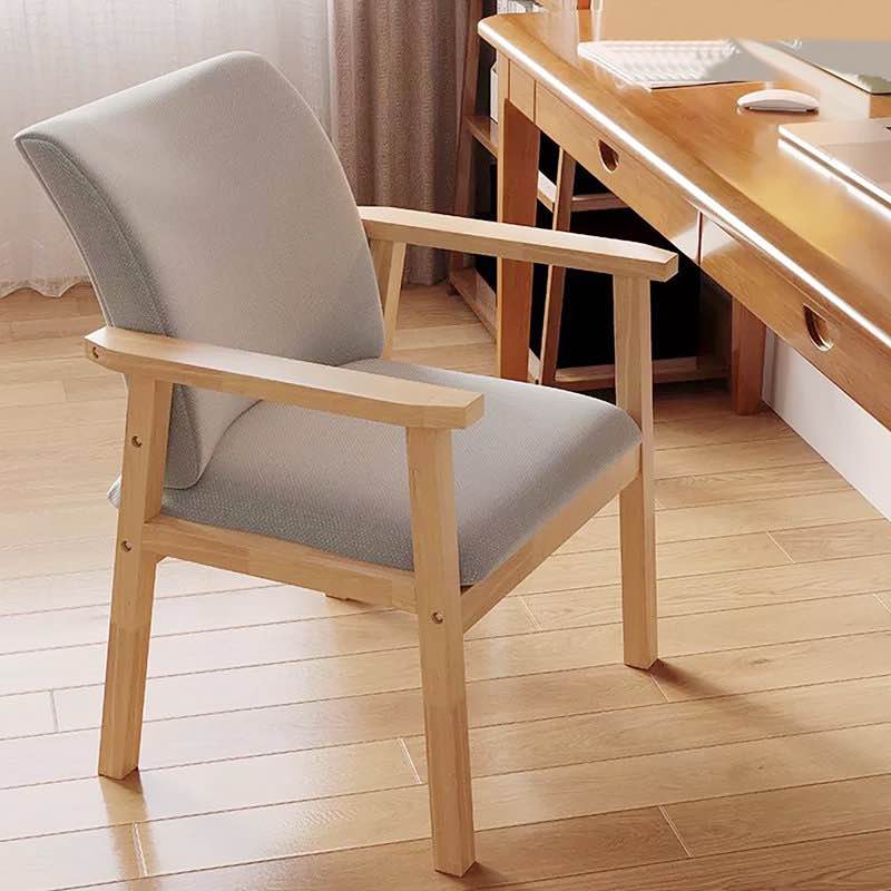 upholstered solid wood dining chair accent chair classic armchair reading chair by dovecove