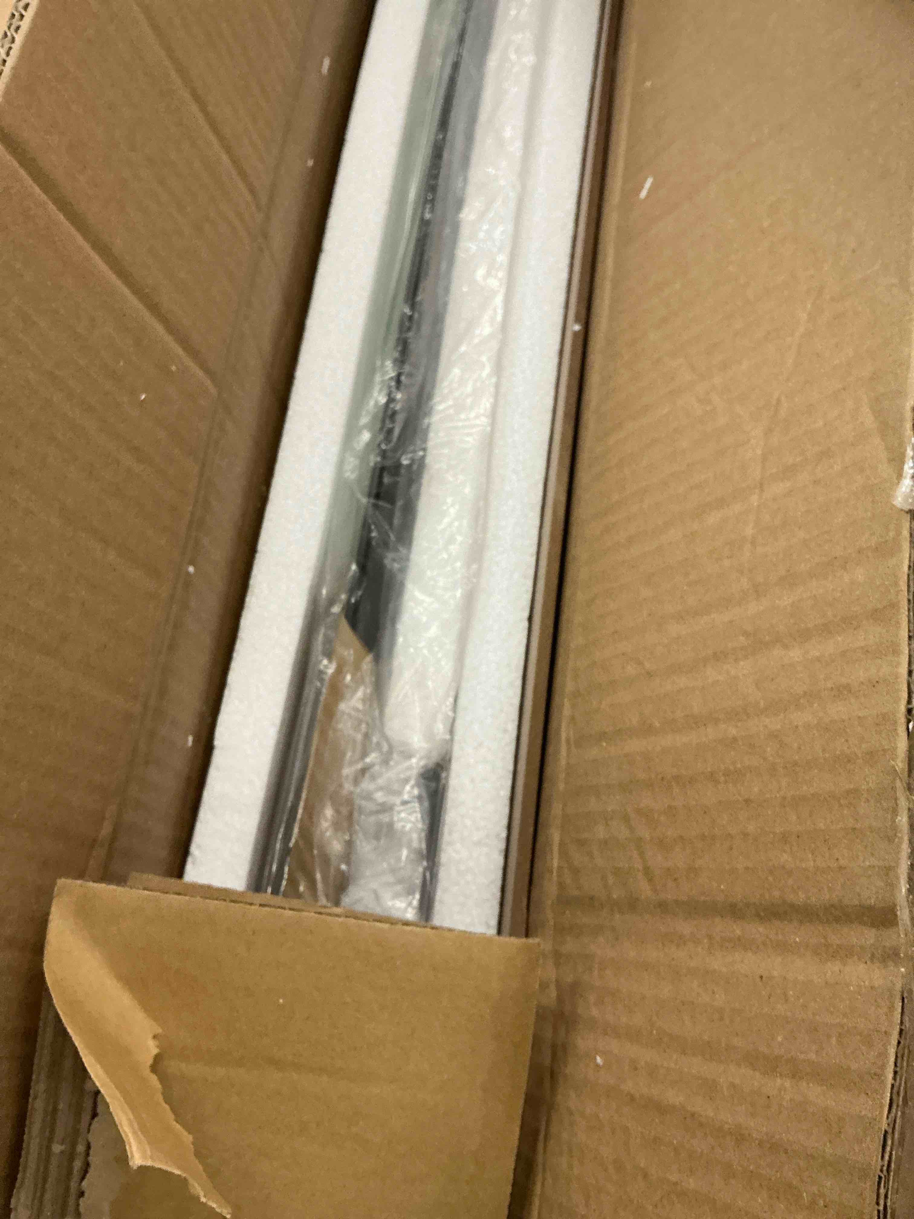 Condition photo showing New/Like New for renwil mt2432 mirror, black wood veneer