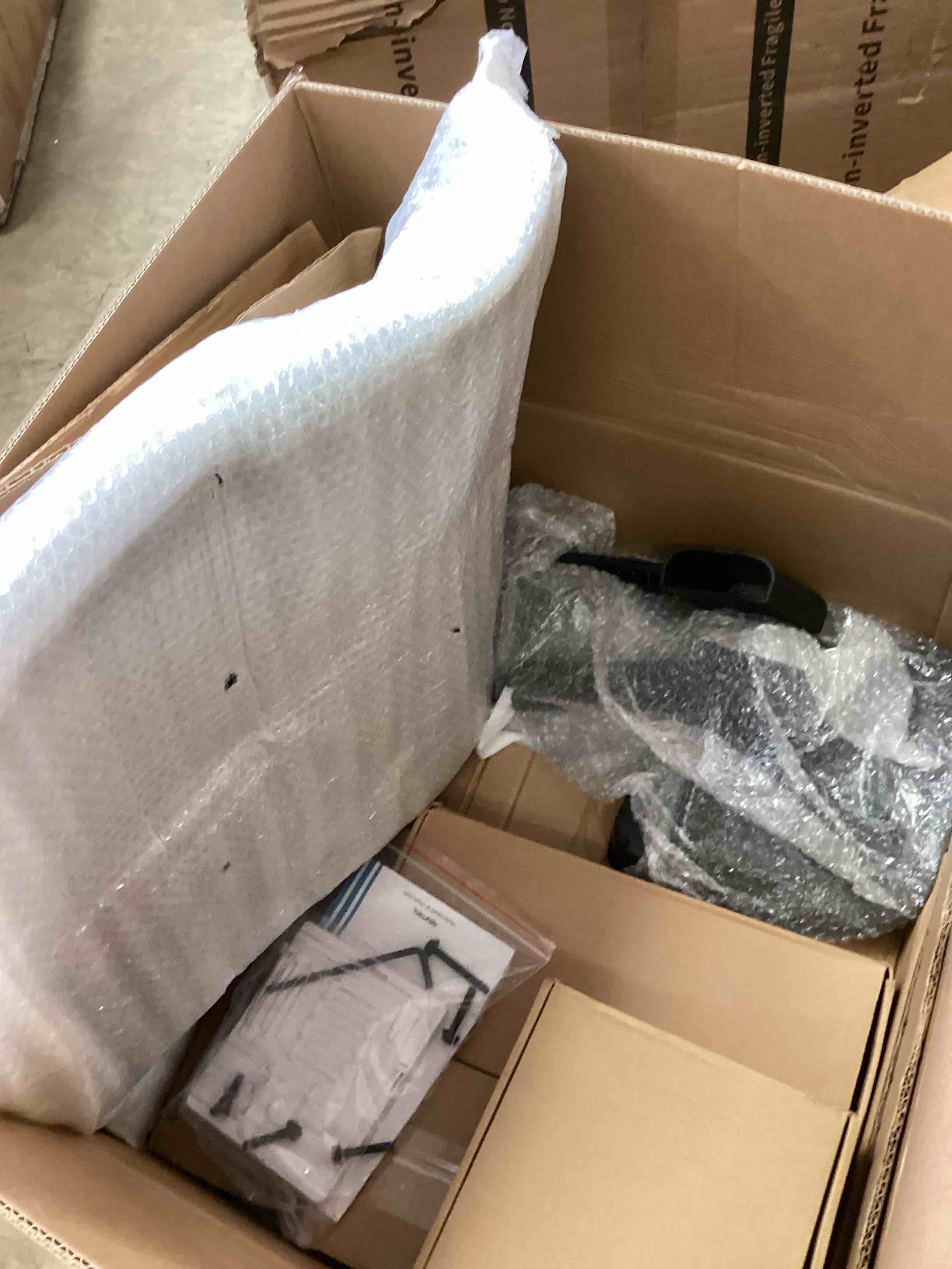Condition photo showing Good Condition for newtral ergonomic home office chair, high back desk chair with unique adaptive lumbar support, adjustable headrest, seat depth adjustment, 96°-126° tilt function, 4d armrest recliner chair for office black