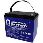Mighty Max Battery ML75-12 GEL -12 Volt 75 AH, GEL Type, Internal Thread (INT) Terminal, Rechargeable SLA AGM Battery