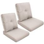 Opohoro ArcoBay 22 in. x 25 in. x 4 in. 4-Piece Deep Seating Outdoor Lounge Chair Replacement Cushion Set in Beige