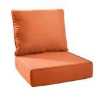 carolina 24 in. x 24 in. x 6 in. olefin 6-piece deep seating outdoor lounge chair sofa cushion in orange