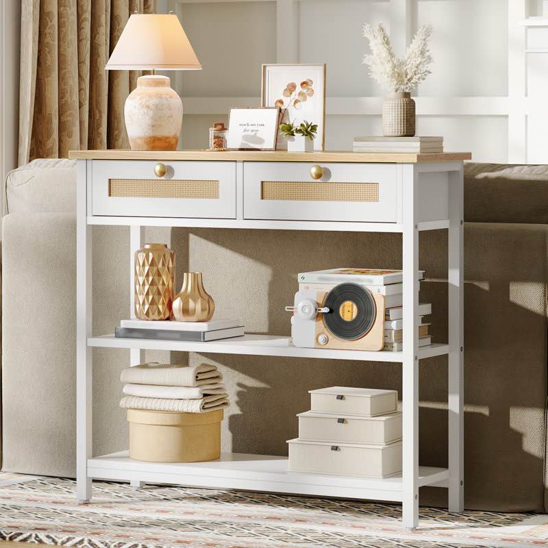 Jannabella 31.5” console table with drawers 