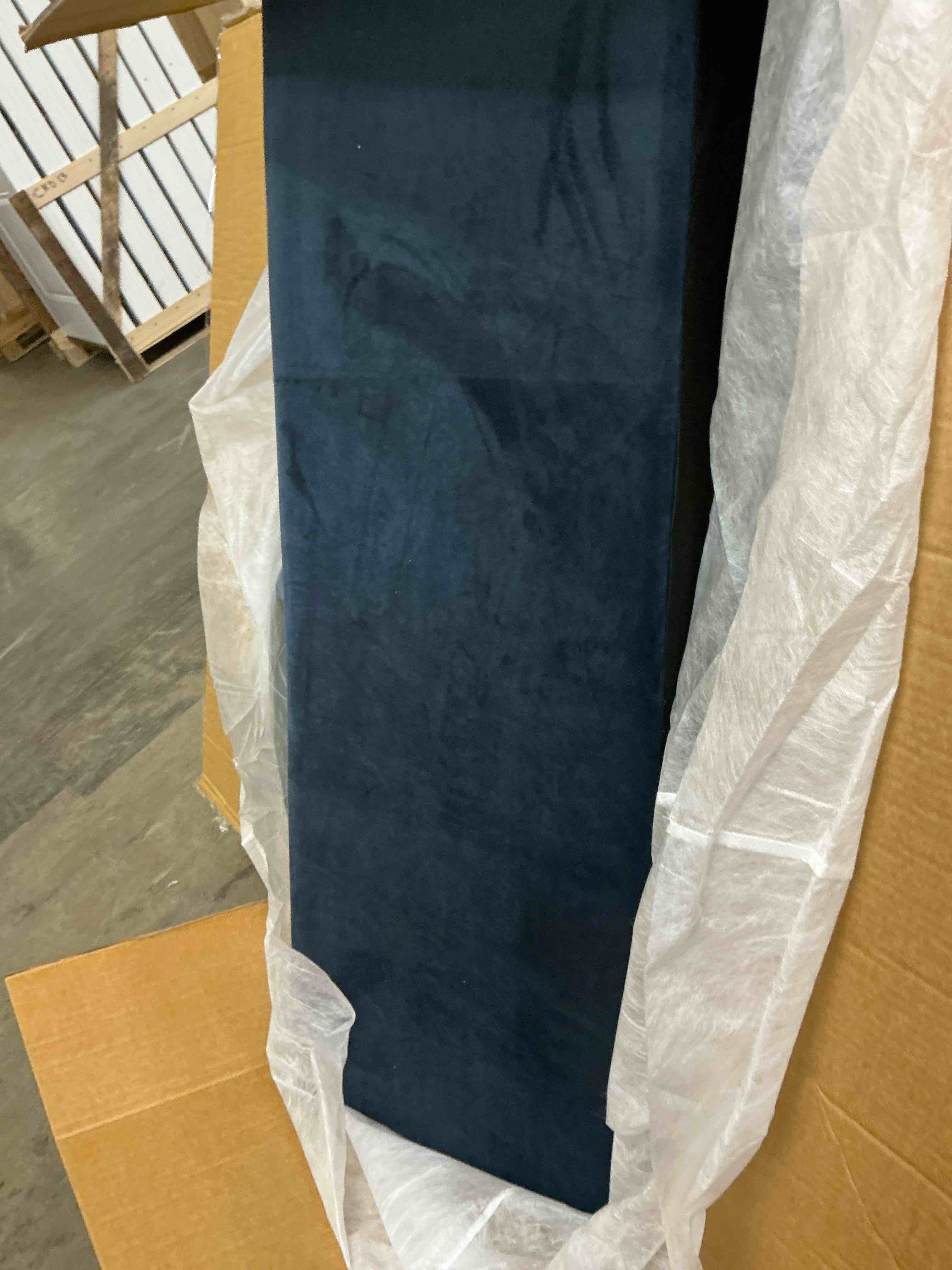 Condition photo showing Good Condition for ashley furniture modmax 4-piece polyester sectional w/laf chaise, ink (similar, box 5 of 5 only) 