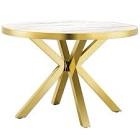 round dining table white/gold dt0234gmw
