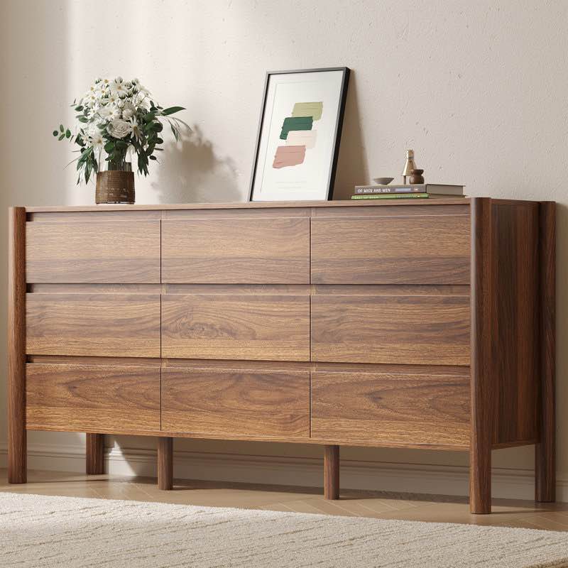 Hingham 63" WDresser With 9 Drawers, (incomplete one box of two only)