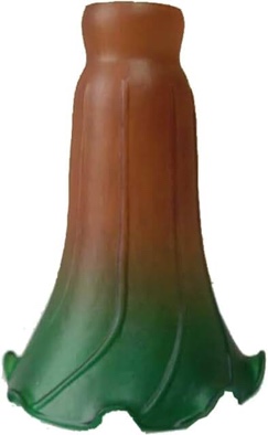 Ummiye Hand Blown Mercury Glass Replacement Lily Shade
