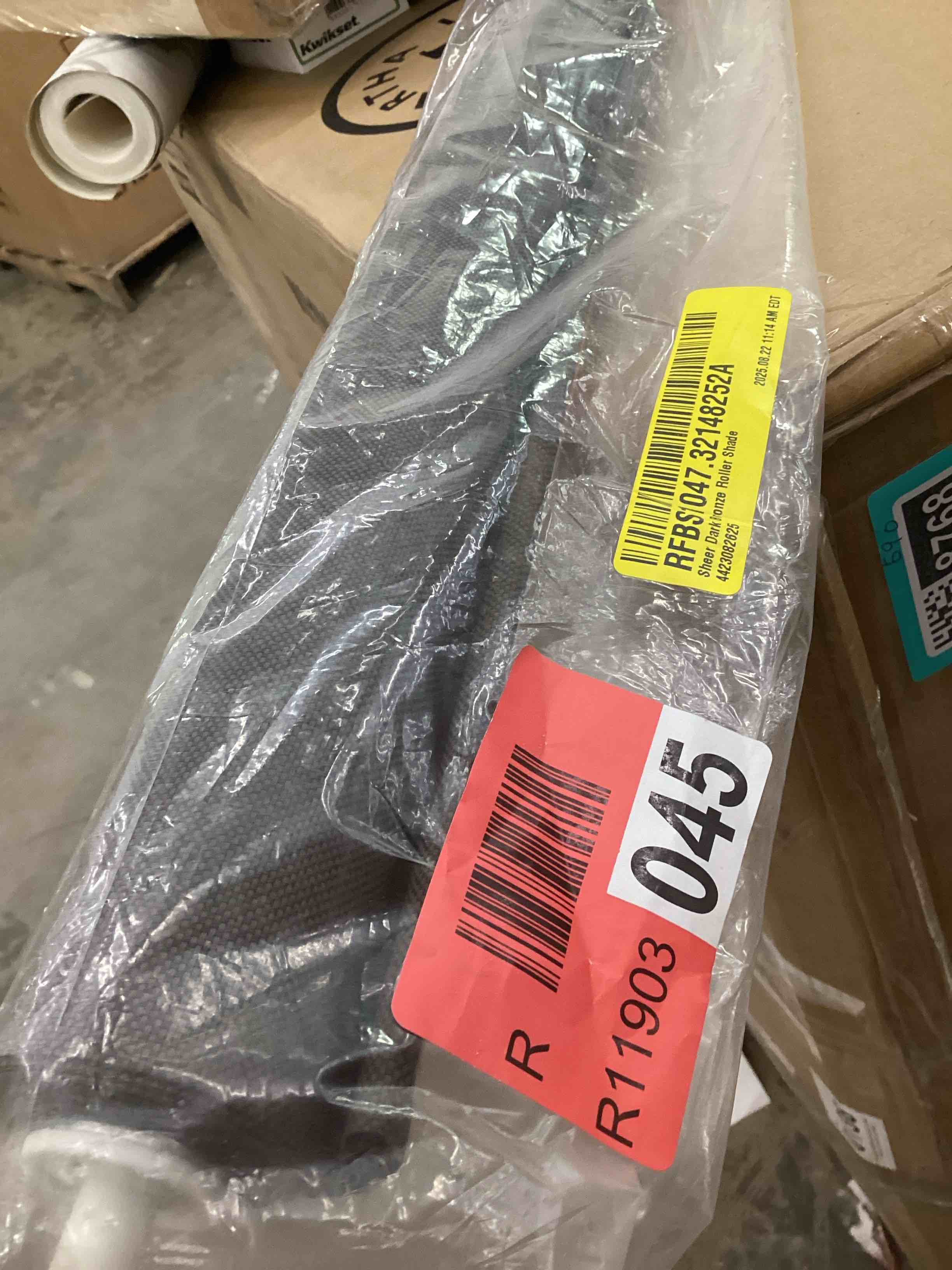 Condition photo showing Good Condition for sheer dark bronze roller shade
