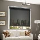 sheer dark bronze roller shade 