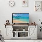 farmhouse tv stand ,white 