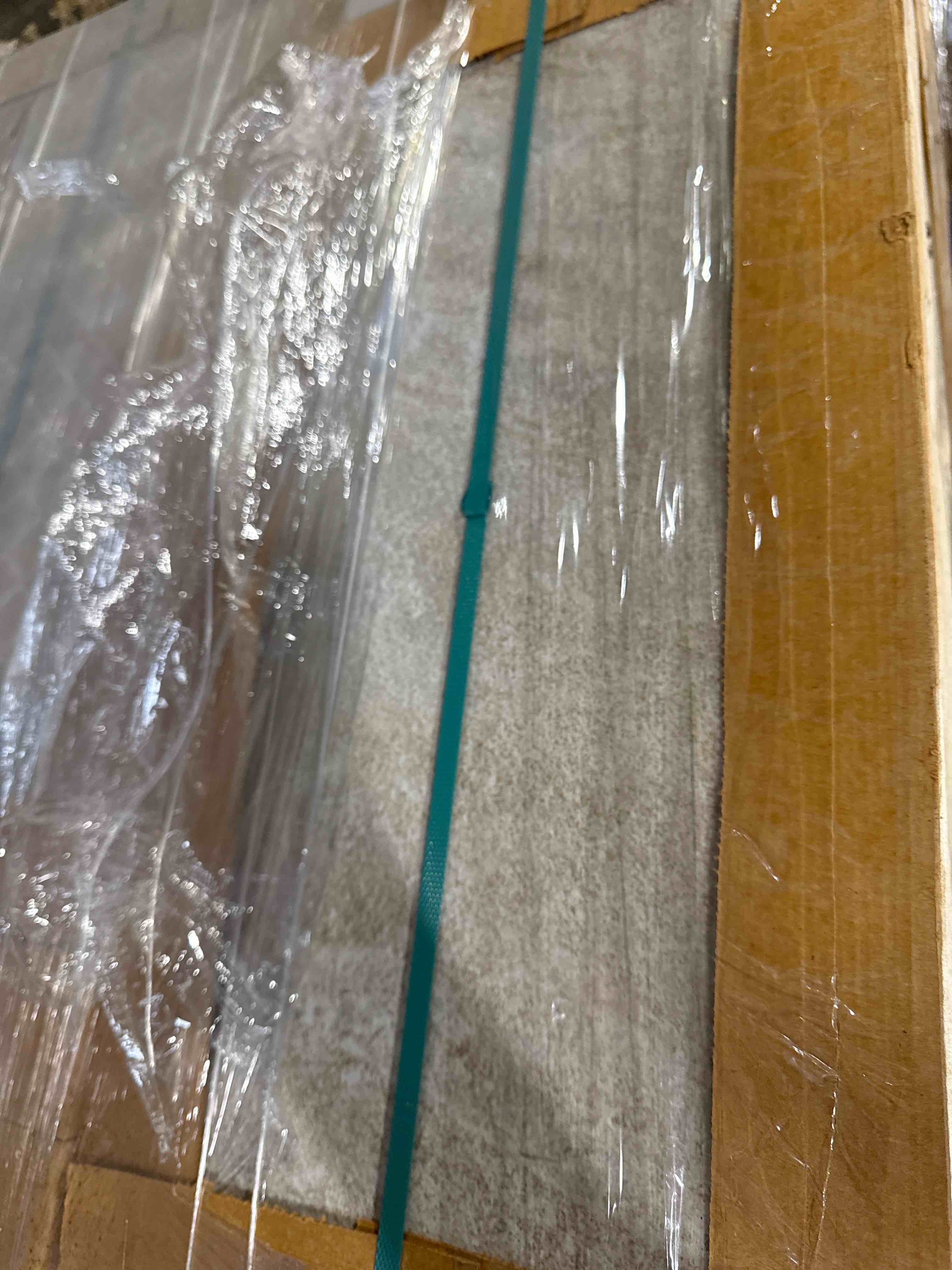 Condition photo showing New/Like New for Cove Terra White 12” x 24” Porcelain Tile 13.56 sq ft/ box - 9 boxes- bid per sq ft