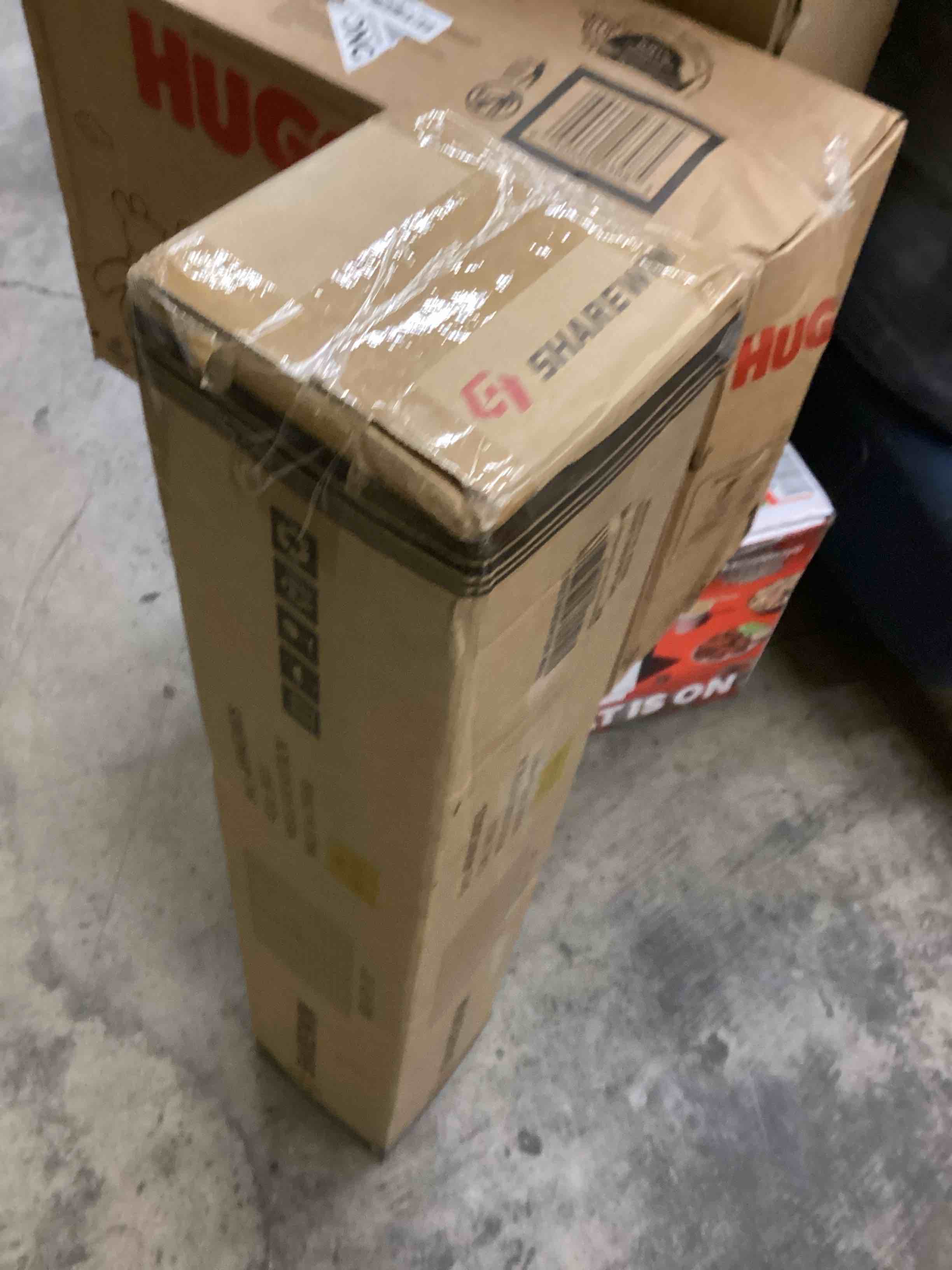 Condition photo showing New/Like New for Office Chair Mat for Carpeted Floors, Desk Mats 48"X30" for Rolling Desk on Low Pile Carpets, Small Computer Gaming Plastic Floor Mats for Office Chair on Carpet, Easy Glide Without Curling