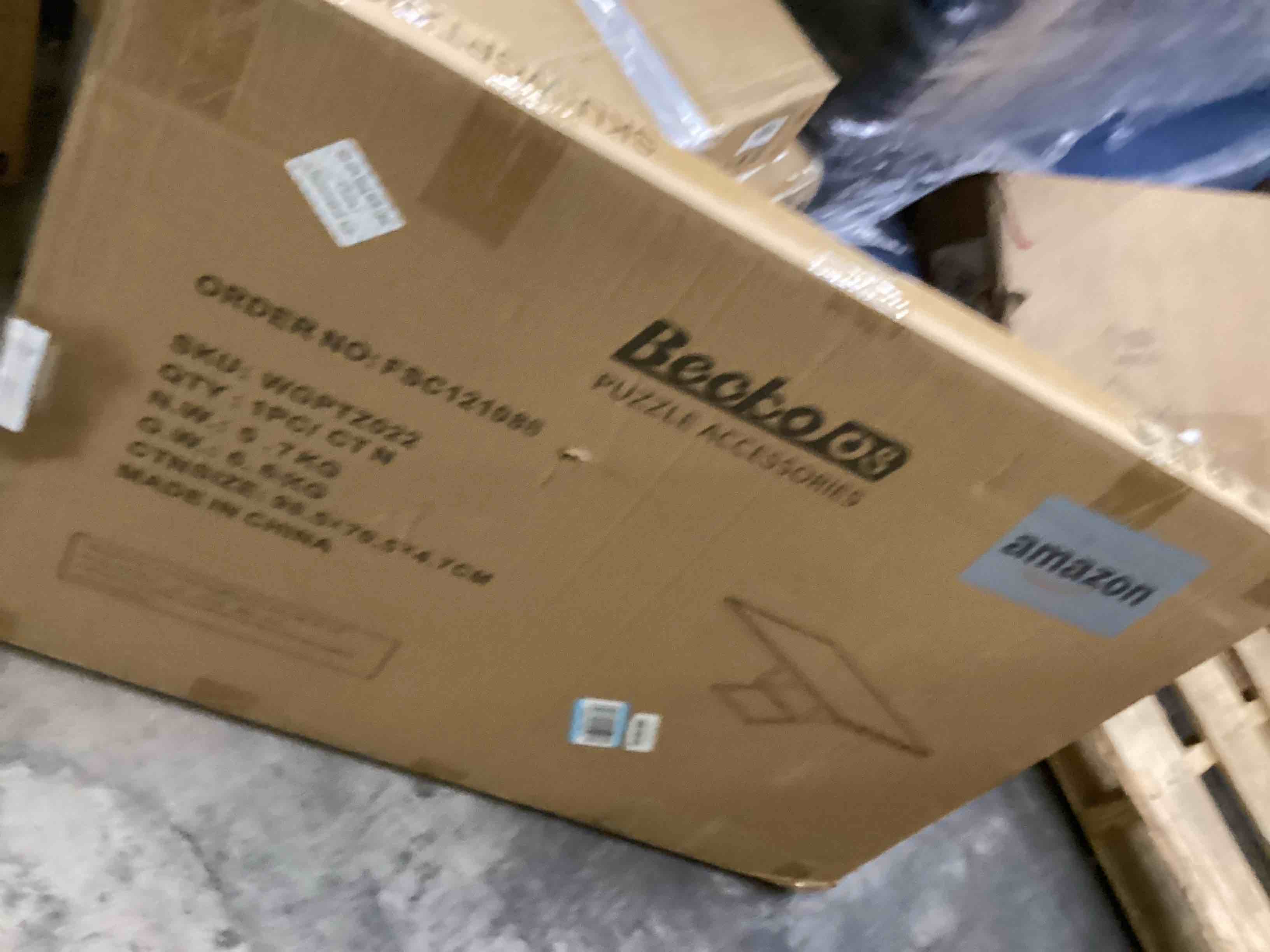 Condition photo showing New/Like New for Becko US 1500-Pc Tilting Puzzle Board with 4 Colorful Drawers & Cover, Adjustable Jigsaw Puzzle Table with Built-in Easel/Stand, Portable Tables with Storage for Adults, with Premium Flannel Tabletop