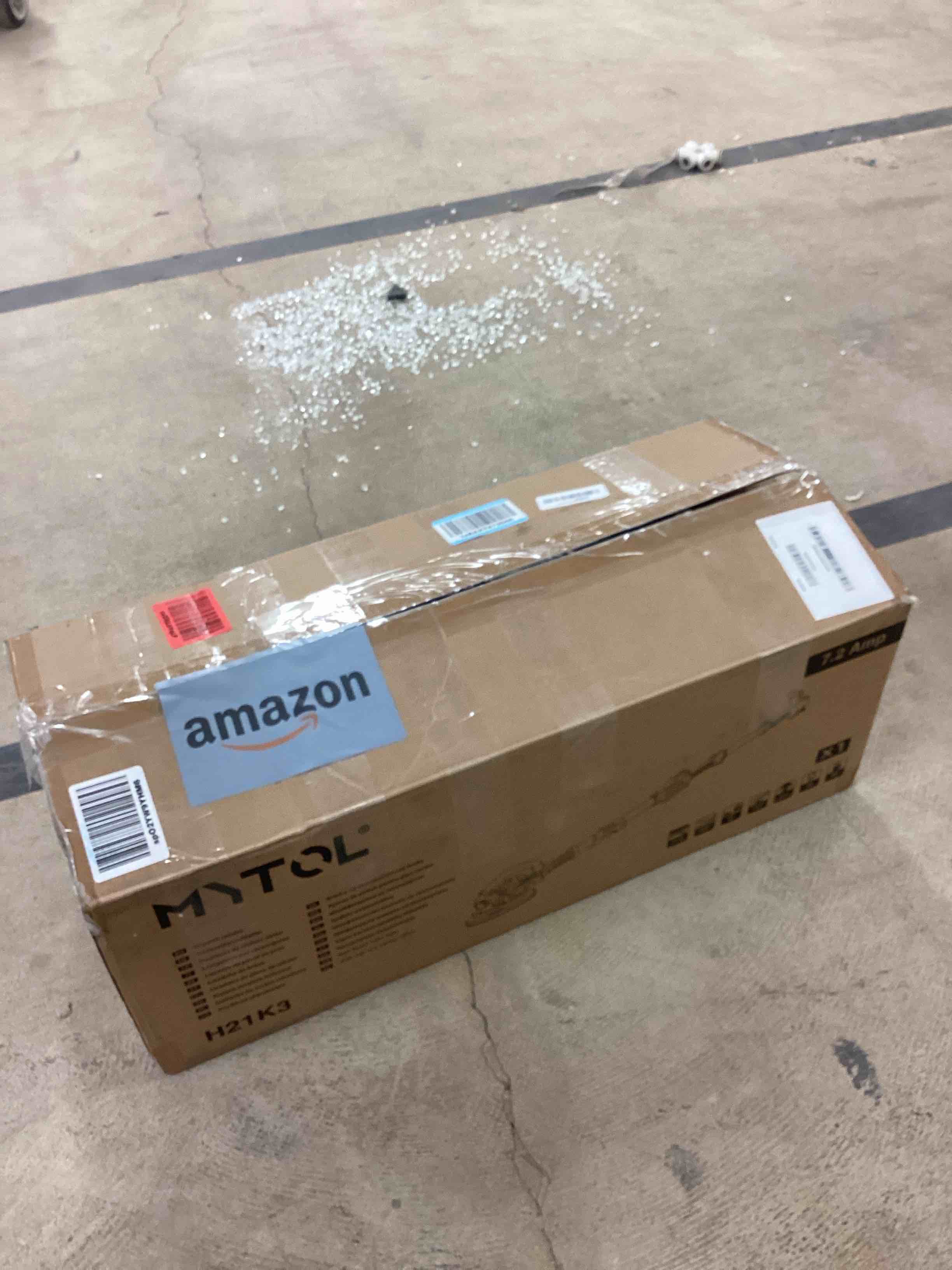 Condition photo showing Good Condition for Electric Drywall Sander with Vacuum Dust Collection, Variable Speed, LED Light, Foldable Handle, Sanding Discs & Grids Orange