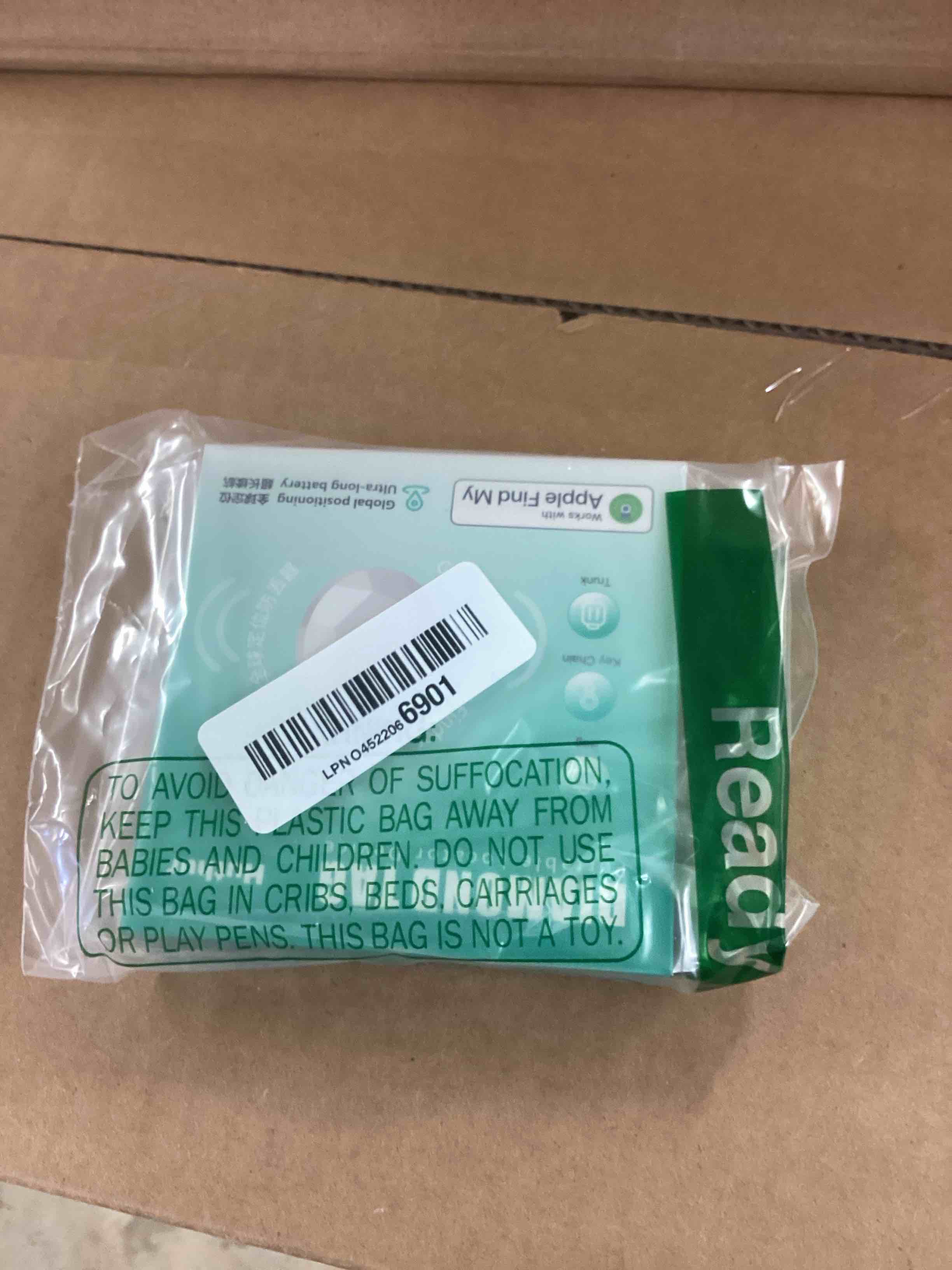 Condition photo showing New/Like New for Air Tracker Tags-2 Pack Compatible with Apple Find My (iOS Only) Bluetooth Tracker, Smart Keys Finder and Item Locator with Waterproof Case for Wallet Luggage Backpack (Android Need Download App)
