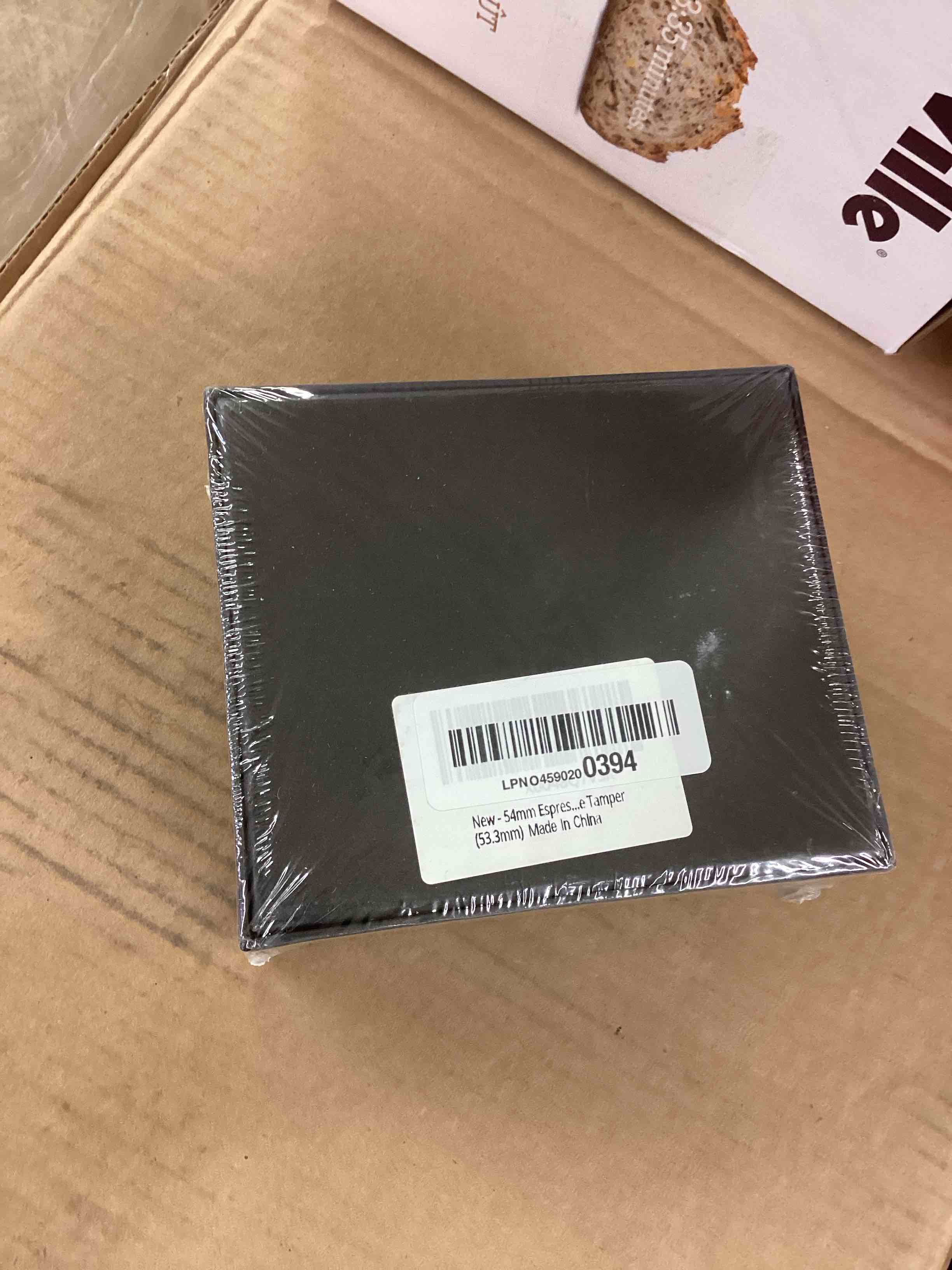 Condition photo showing New/Like New for 54mm Espresso Tamper for Breville Machine Rosewood KNODOS Auto Leveling, Double Spring Loaded Wooden 30LB Calibrated Coffee Tamper 54MM Rosewood