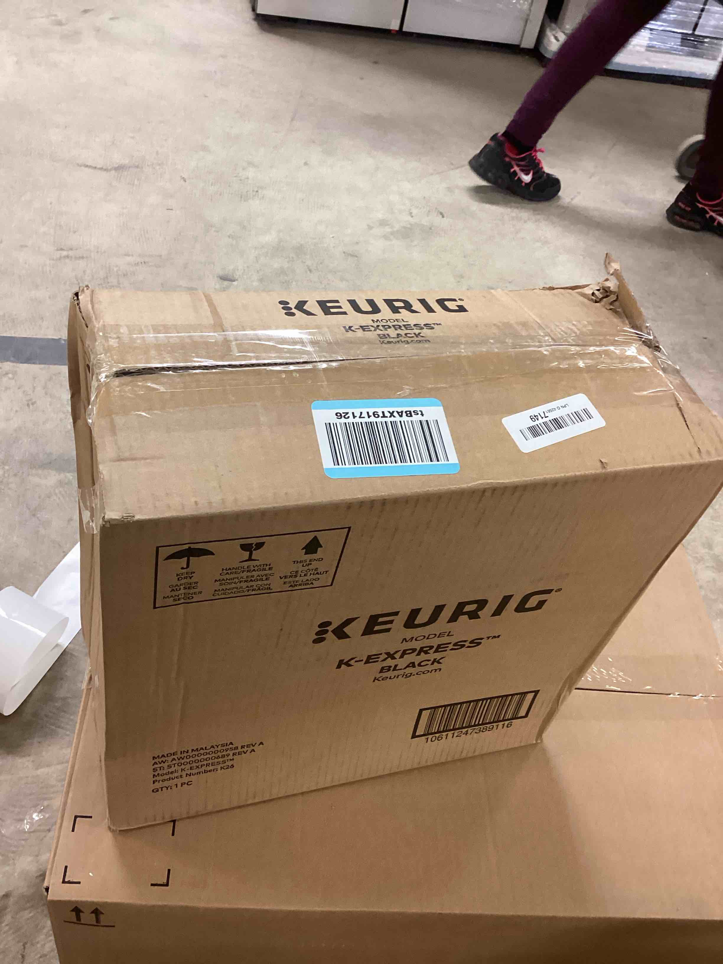 Condition photo showing Good Condition for Keurig K-Express Single Serve K-Cup Pod Coffee Maker, 3 Brew Sizes, Strong Button Feature, 42oz Removable Reservoir, Black
