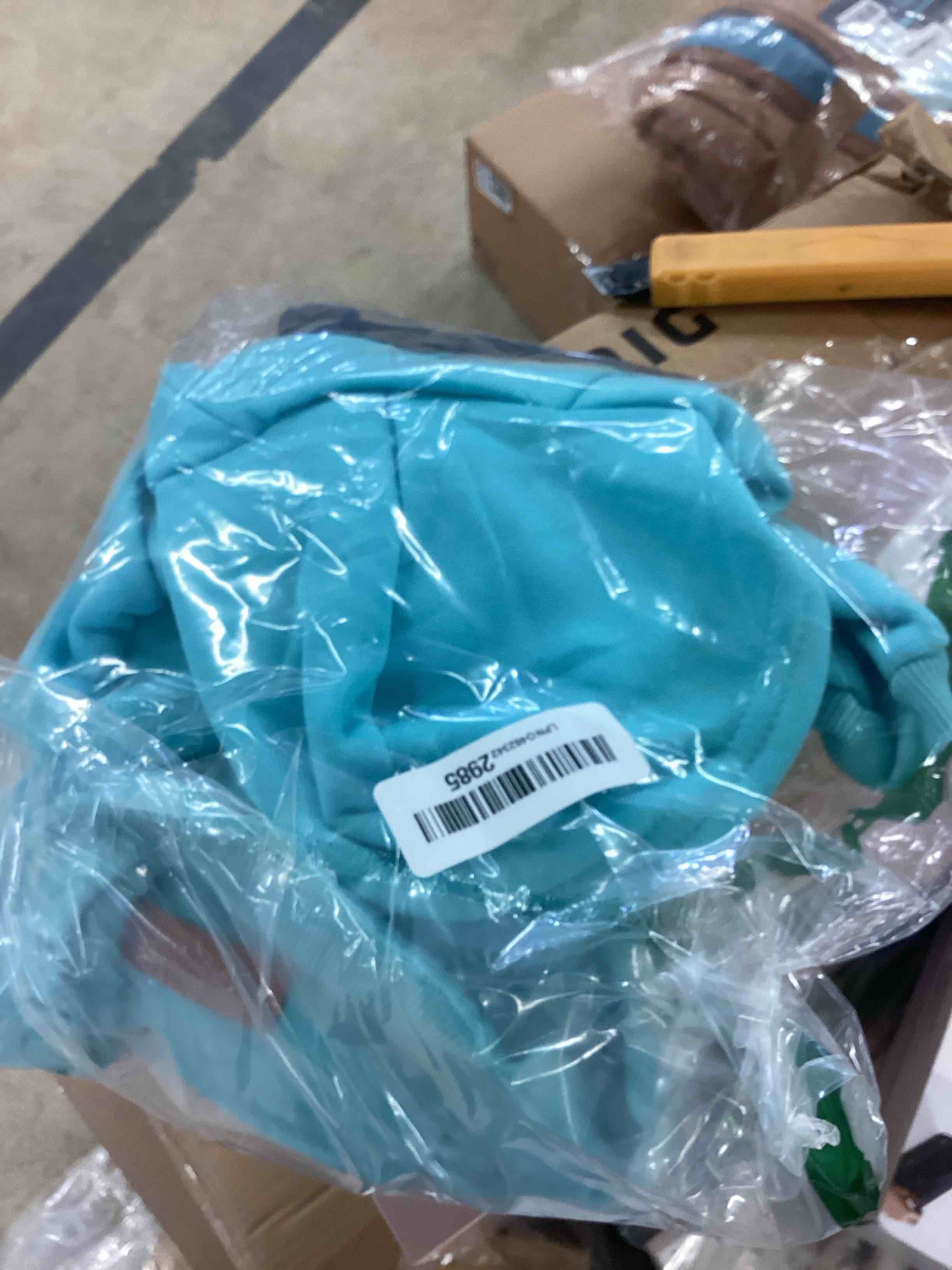 Condition photo showing New/Like New for 2 Pack Dog Hoodie Warm Hood Dog Sweater Cold Weather Small Dogs Sweatshirt Comfort Pet Clothes for Small Medium Dogs with Pockets Cats Chihuahua Clothes for Male Female Girl Boy Sporty Daily Wear L (Back: 14.9",Chest: 20") Navy+Blue